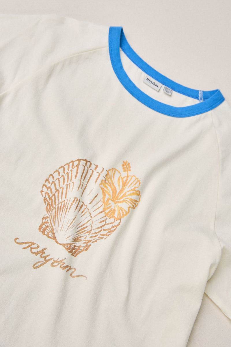 Sunrise Seashell Ringer Tee