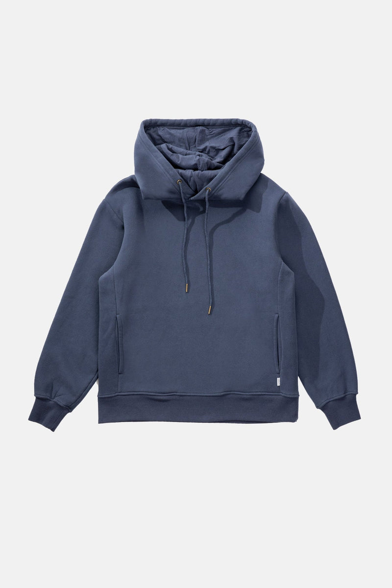 Classic Fleece Hood Worn Navy