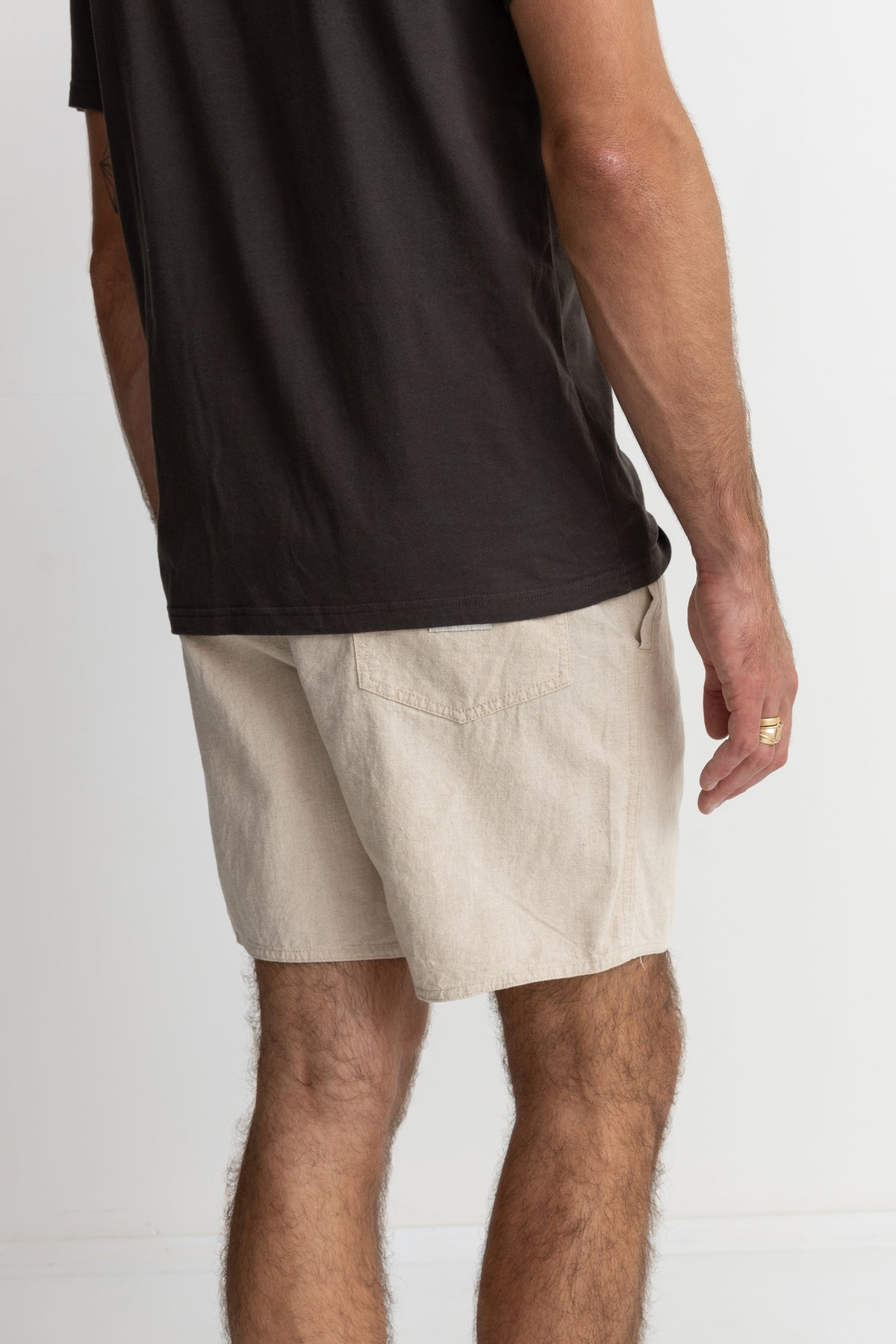 Rhythm Classic Linen Jam Shorts in Sand