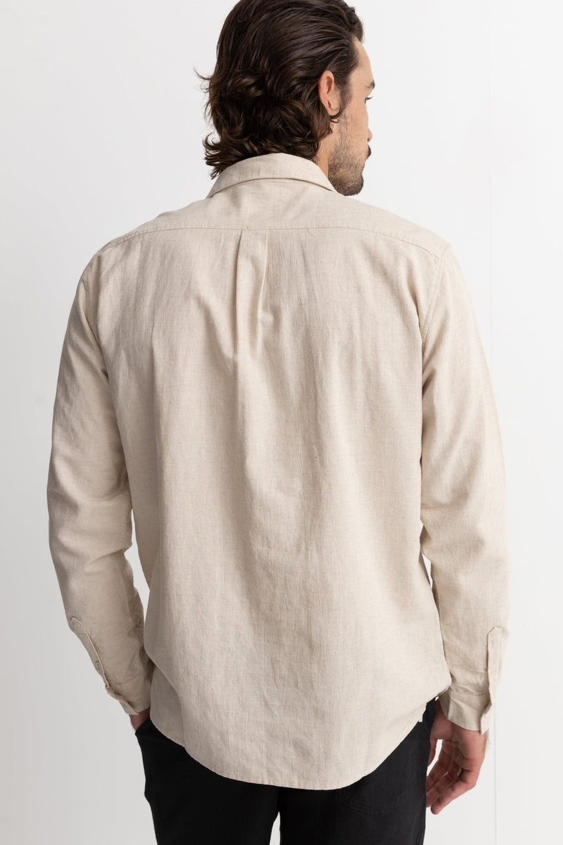 Classic Linen LS Shirt Sand