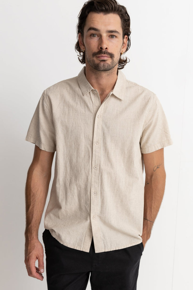 Classic Linen SS Shirt Sand