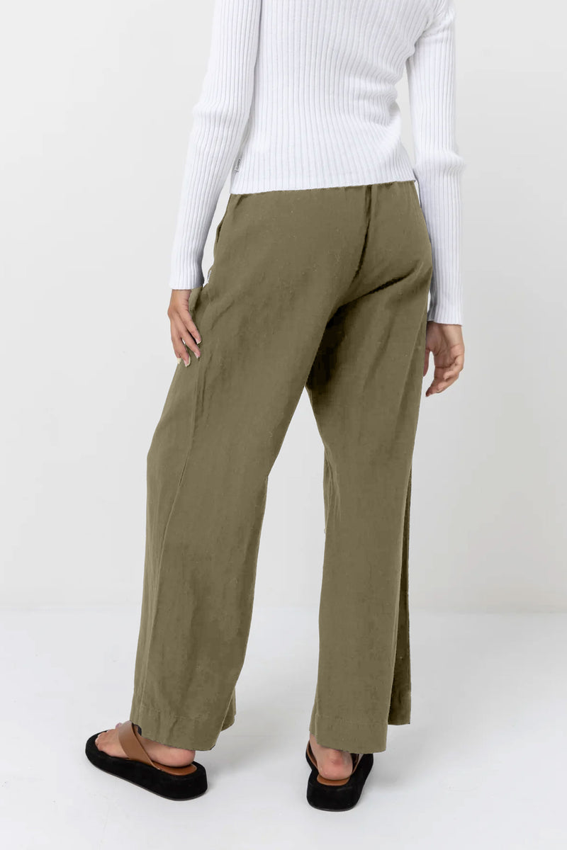 Classic Drawstring Pant Olive