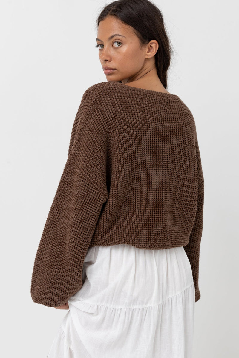 Classic Knit Jumper Chocolate