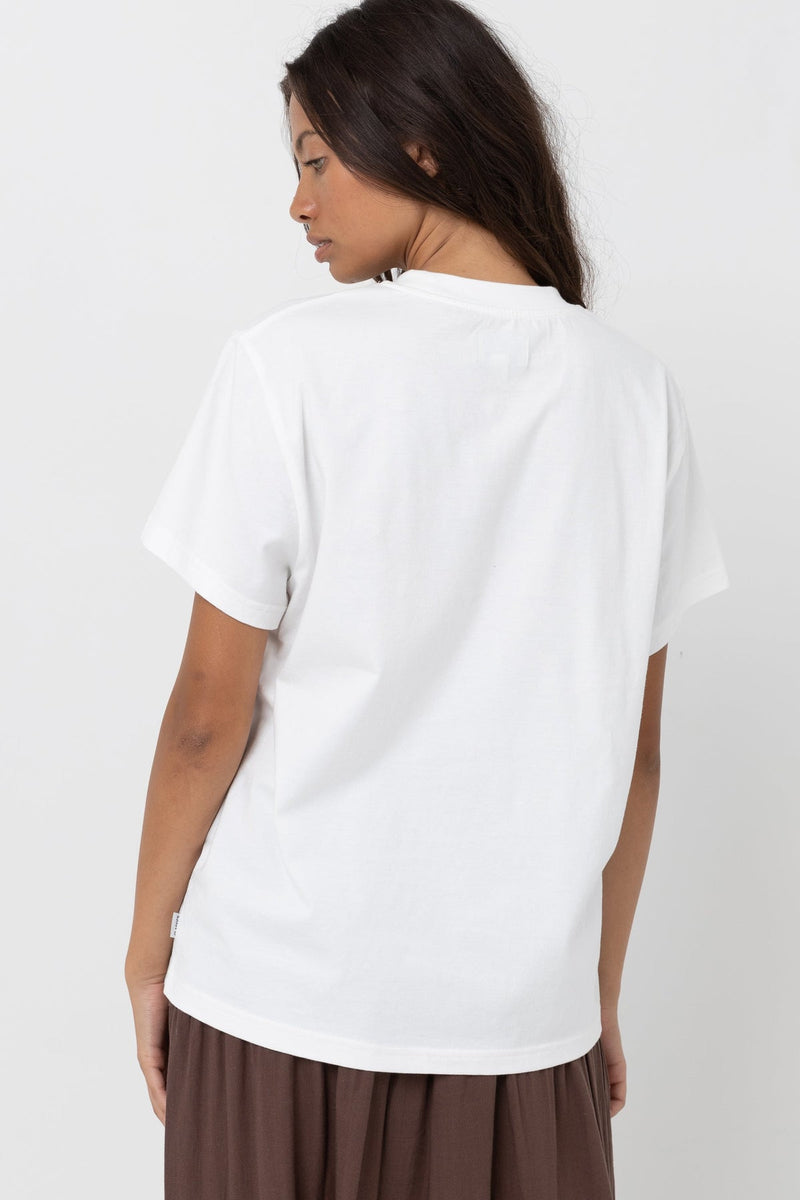 Classic Band Tee White