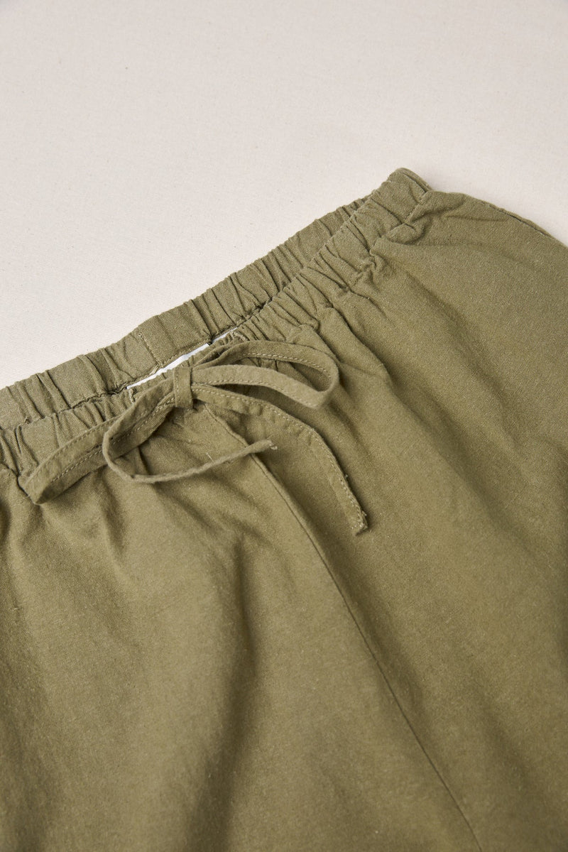 Classic Drawstring Pant Olive