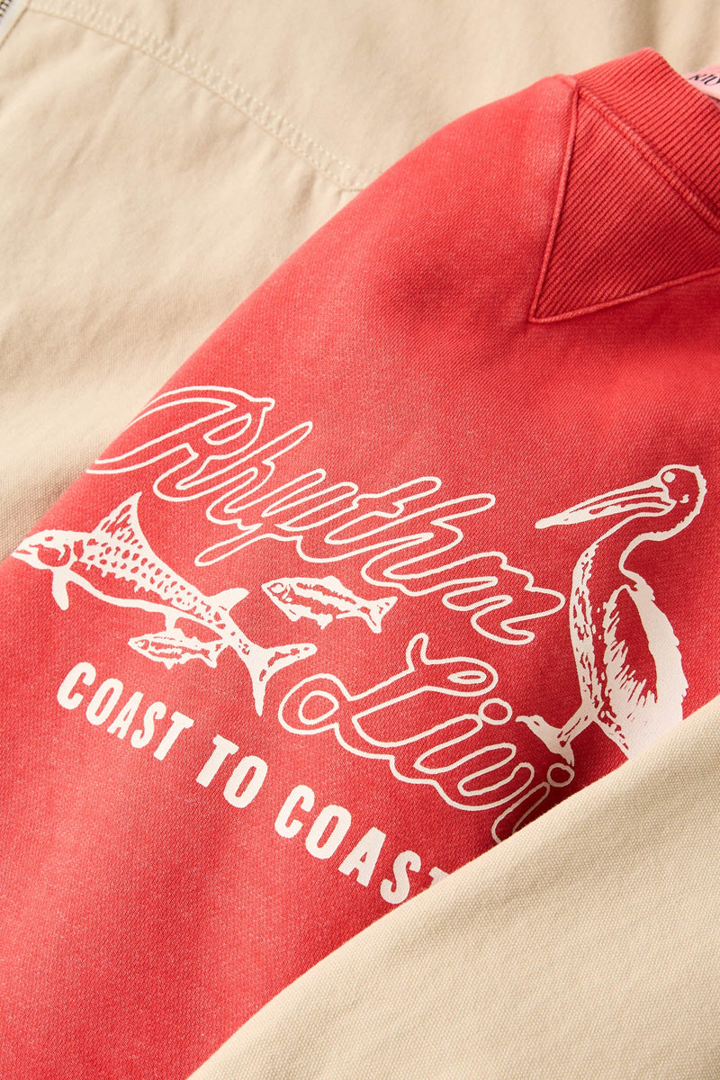 C2C Overdyed Crew Vintage Red