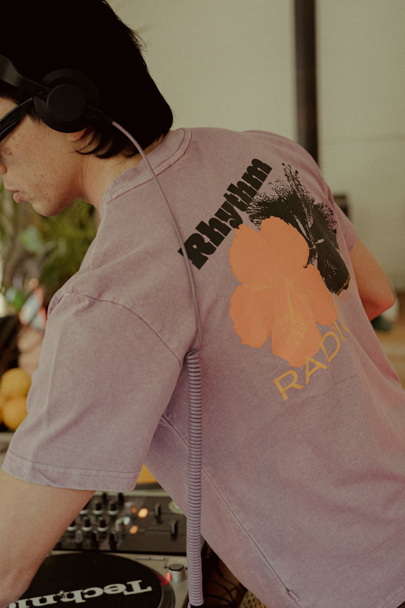 Tropic Radio Vintage Ss T-Shirt Grape
