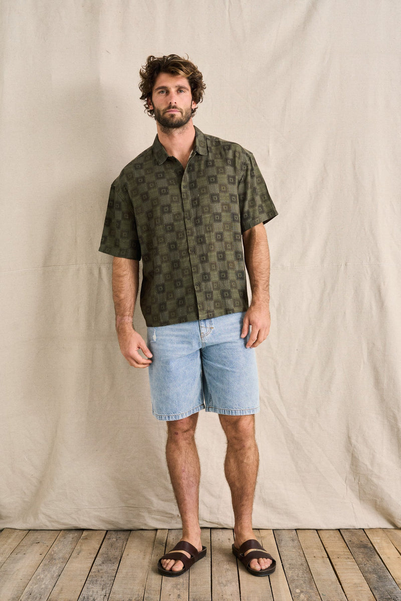 Subtle Distress Short Blue