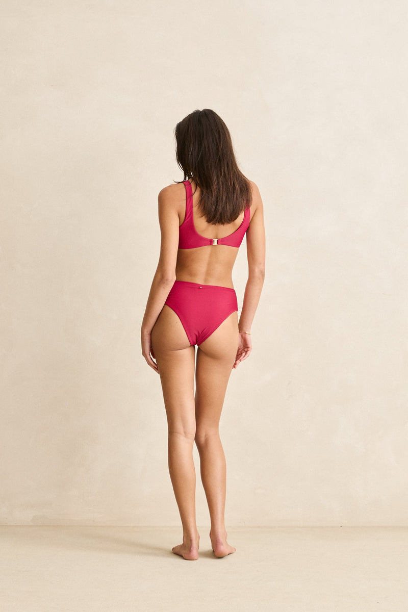 Classic Hi Waist Pant Sangria