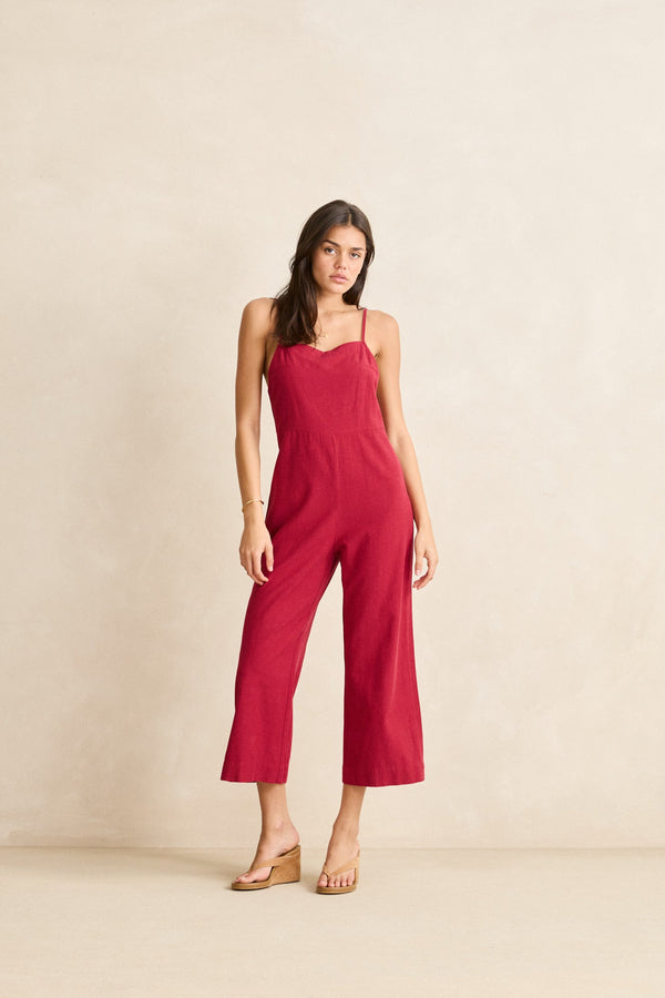 Classic Jumpsuit Sangria