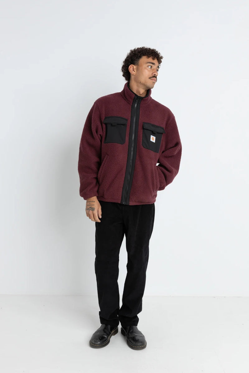 Sherpa Zip Thru Fleece Oxblood