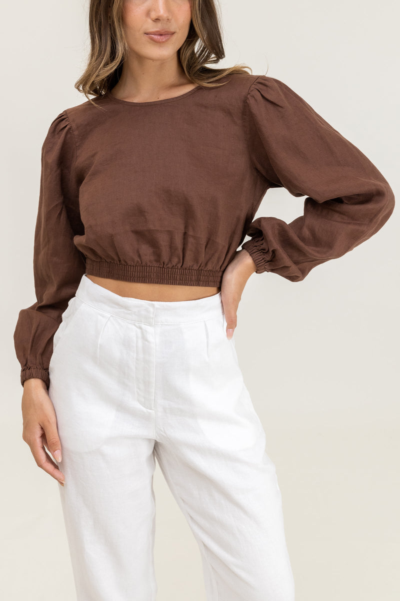 Bette Long Sleeve Top Coco