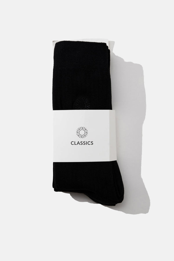Classic 3-Pack Socks - Black