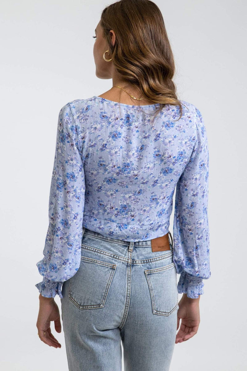 Bloom Long Sleeve Top Whisper Blue