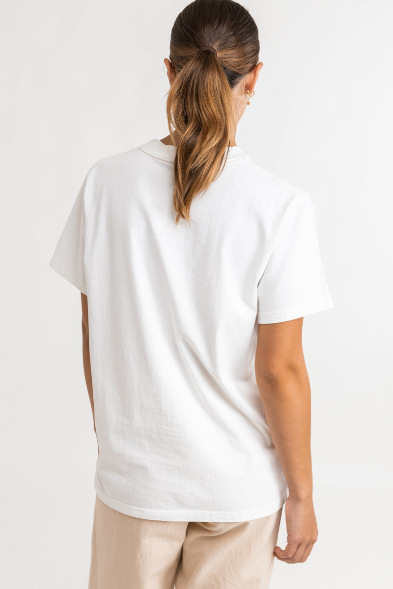 Lo Fi Sunset Boyfriend Tee Vintage White