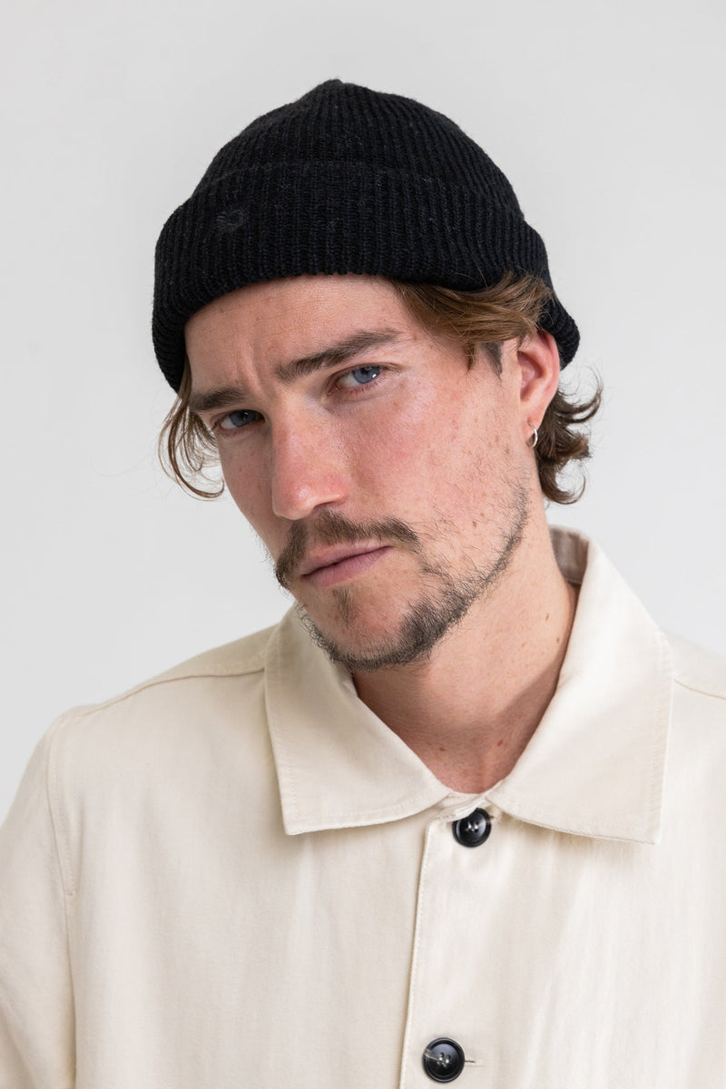 Classic Watch Cap Vintage Black