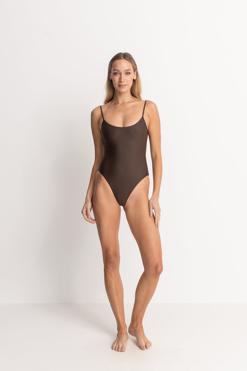 Classic Minimal One Piece Chocolate