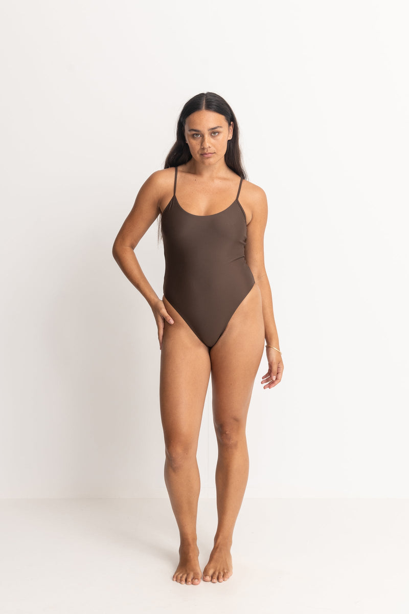 Classic Minimal One Piece Chocolate